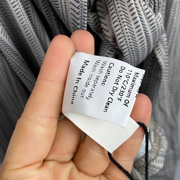 COMMENSE NWT Backless U-Neck Halter Strap Long Dress - Light Grey - Size Small - Picture 11 of 11